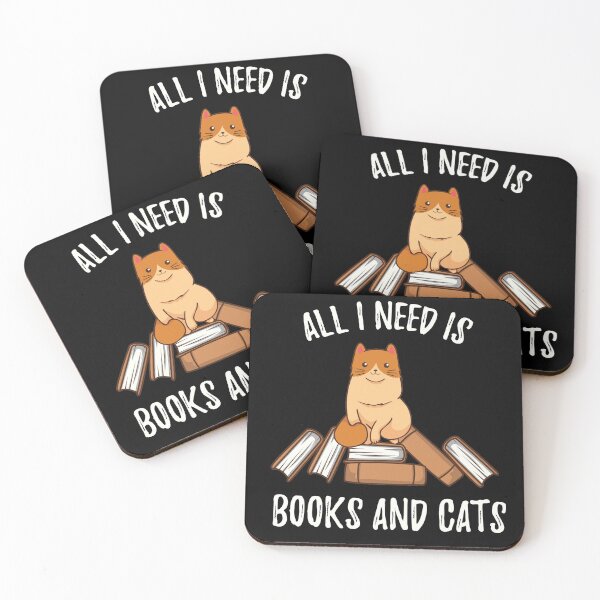 Item preview, All I need is cats and books designed and sold by katastrophal.