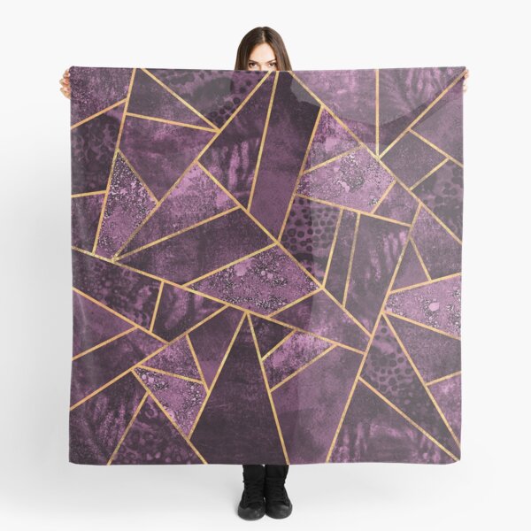 Plum Stone Scarf