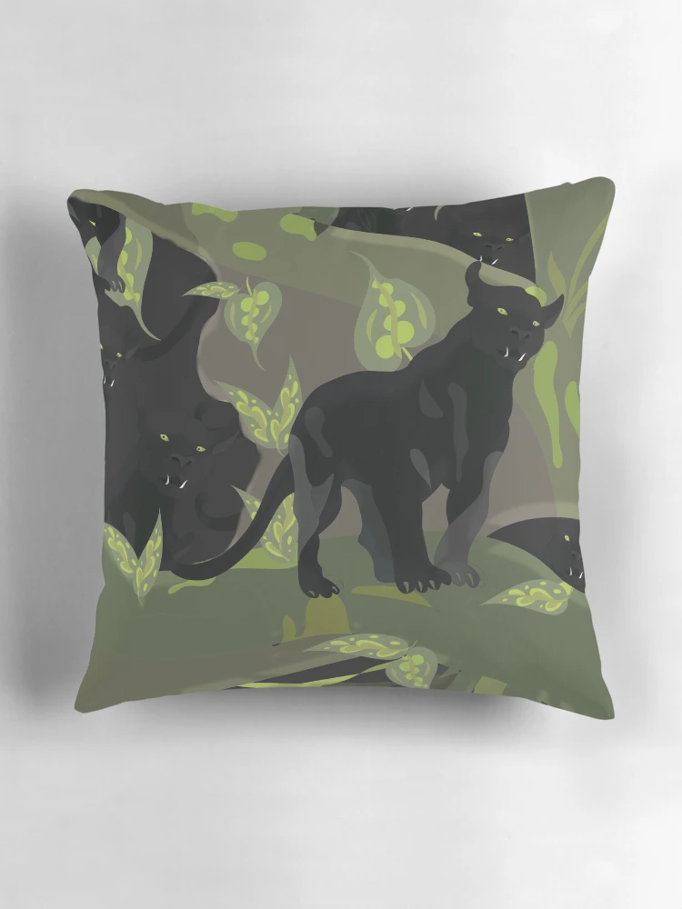 Thumbnail 3 of 4, Pillow, LEOPARD designed and sold by Rococodesigns.