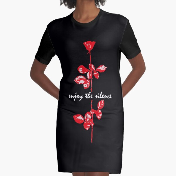 Enjoy The Silence Graphic T-Shirt Dress