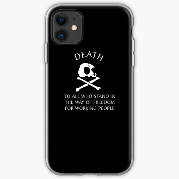 The Free Territory Of Ukraine Ukrainian Black Army Flag Death To All Those Who Stand In The Way Of The Working People 1917 Iphone Case Cover By Dru1138 Redbubble
