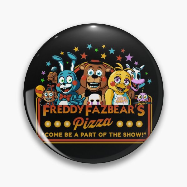 Fnaf Five Nights At Freddys Horror Games Pins and Buttons | Redbubble