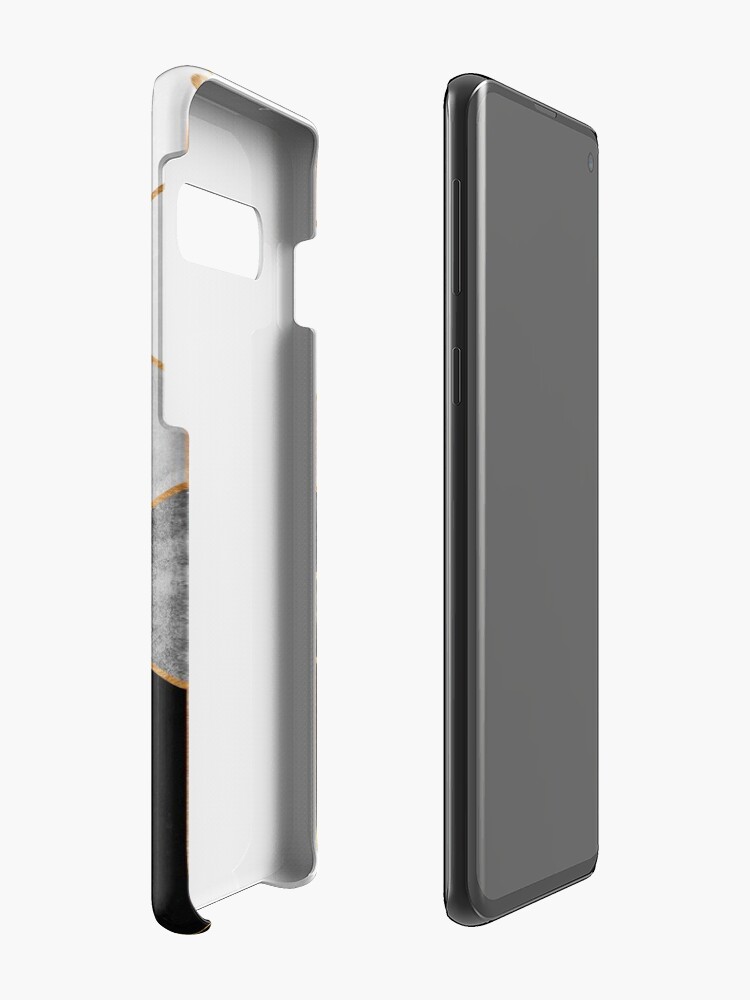 Alternate view of Charcoal Hexagons Case & Skin for Samsung Galaxy