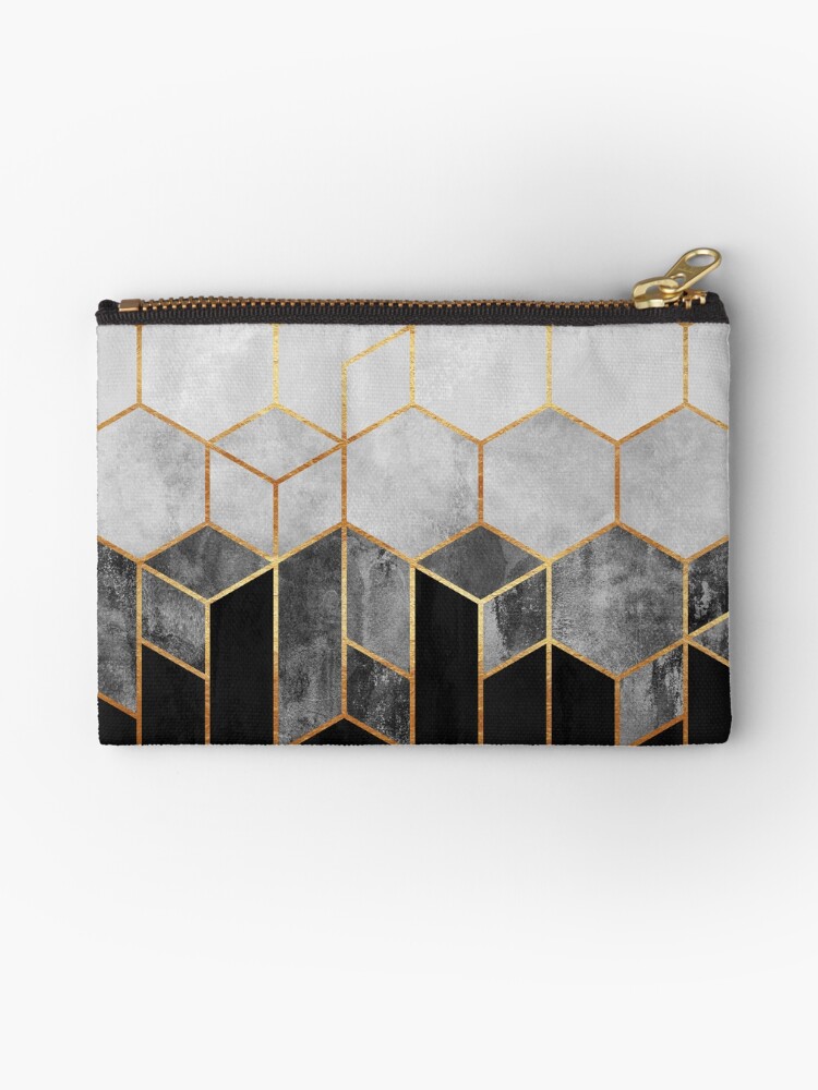 hexagon zipper pouch