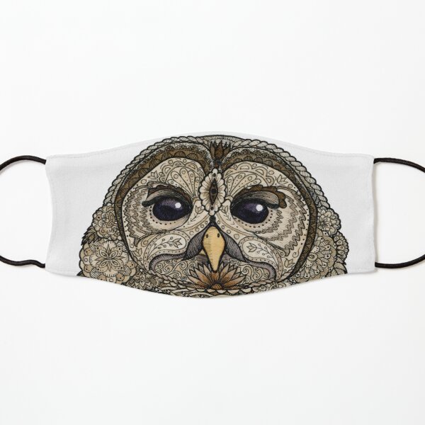 Barred Owl Tangle Kids Mask
