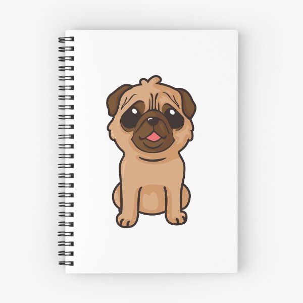 Item preview, Cute laughing pug dog puppy designed and sold by katastrophal.