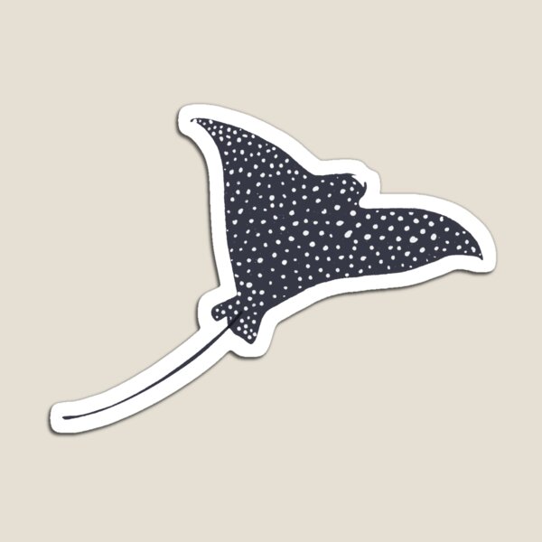 Ilustración de manta marina Imán
