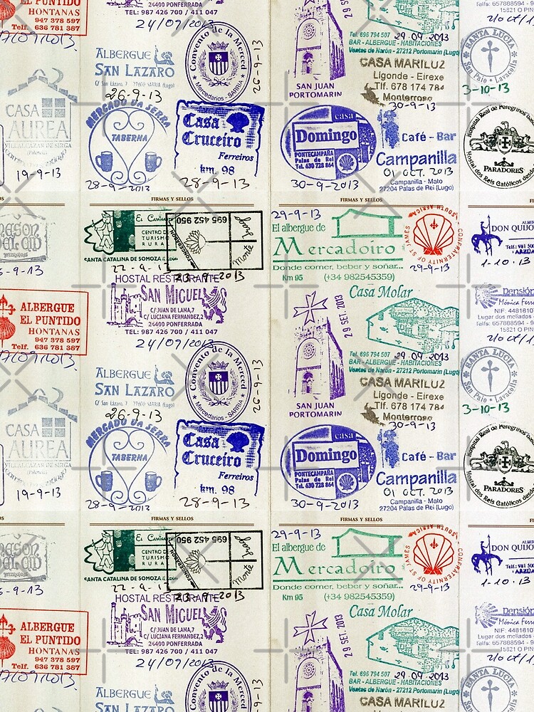 Camino de Santiago pilgrim's credential by GentryRacing