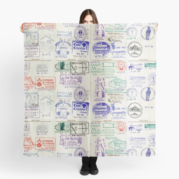 Vista previa del artículo con la obra «Credencial de peregrino del Camino de Santiago», diseñado y vendido por GentryRacing.