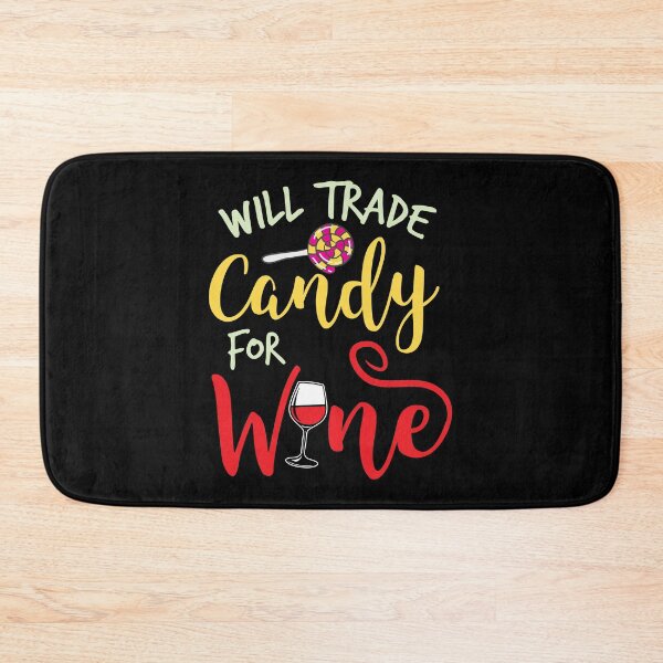 Artikelvorschau, Halloween Shirt Will Trade Candy For Wine Gift Tee entworfen und verkauft von haselshirt.