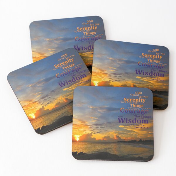 Item preview, Serenity Prayer Sunset By Sharon Cummings designed and sold by Sharon Cummings Art.