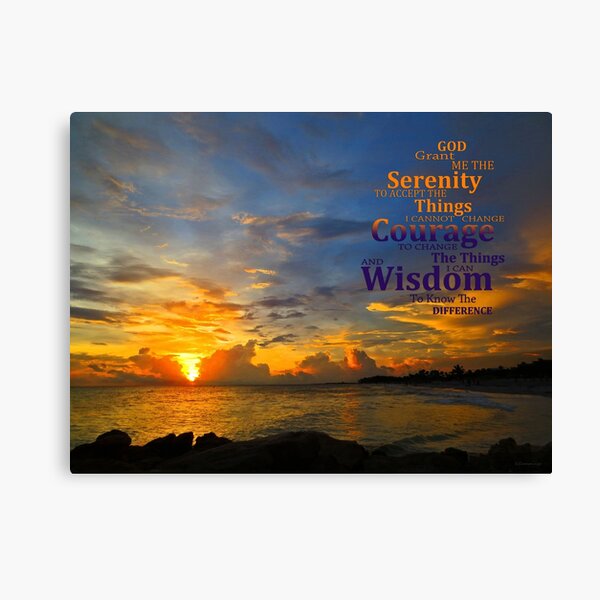 Item preview, Serenity Prayer Sunset By Sharon Cummings designed and sold by Sharon Cummings Art.