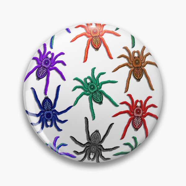 Item preview, Spiders Colorful Halloween Tarantulas Pattern designed and sold by BluedarkArt.