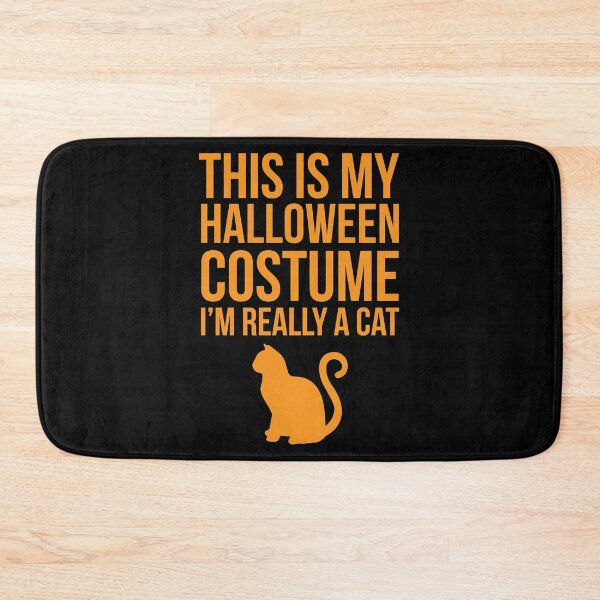 Artikelvorschau, Halloween Shirt My Halloween Costume I'm Really A Cat Gift Tee entworfen und verkauft von haselshirt.