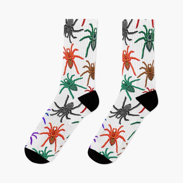 Item preview, Spiders Colorful Halloween Tarantulas Pattern designed and sold by BluedarkArt.