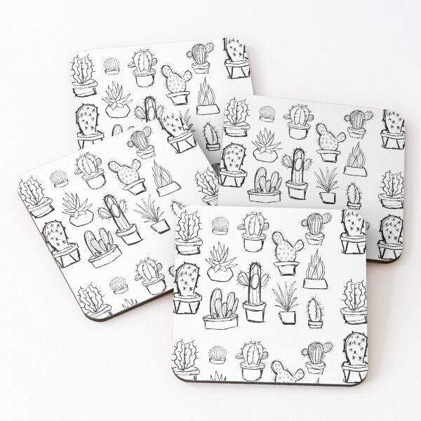 Item preview, Monochrome Cacti designed and sold by Briaking.
