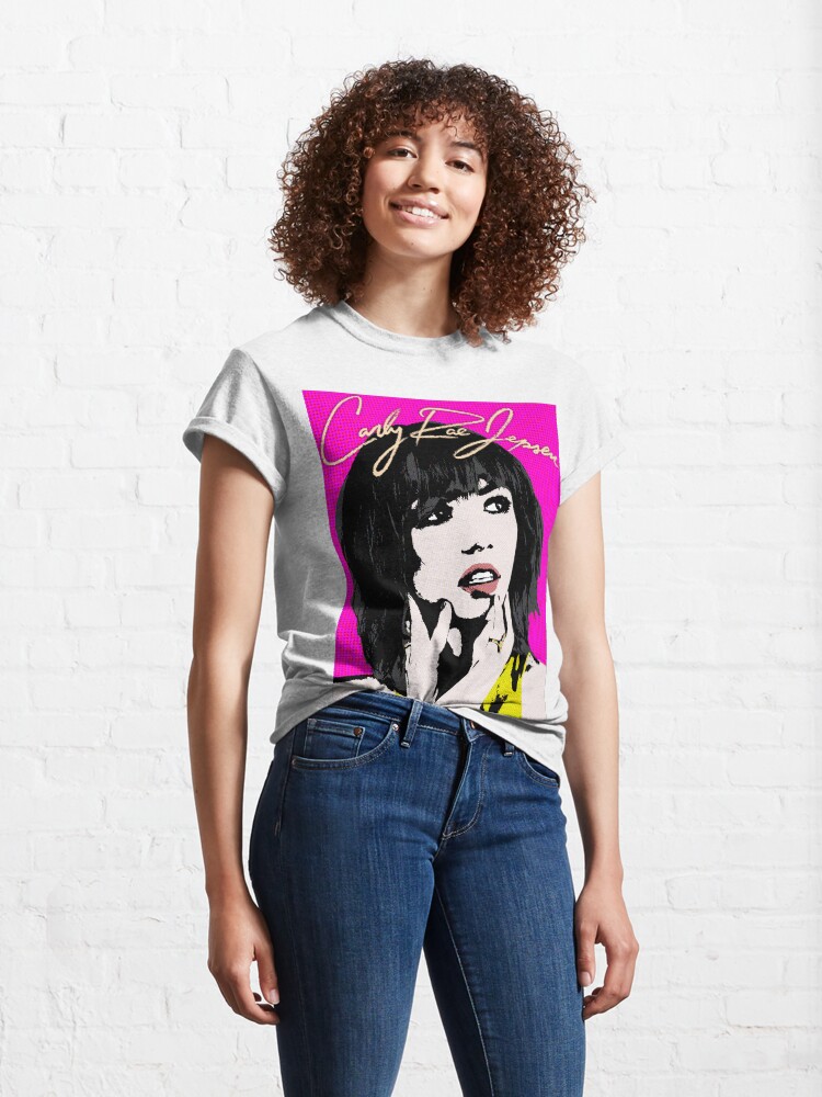 Alternate view of Carly Rae Jepsen pop art Classic T-Shirt