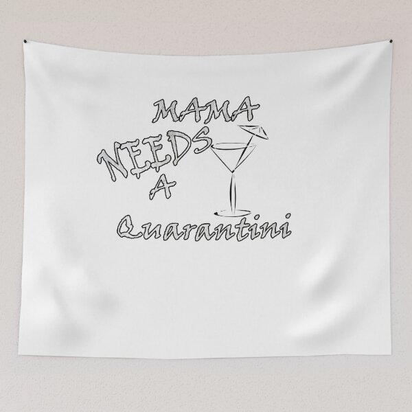 Item preview, Mother's Day Funny Gifts: Mama Needs A Quarantini, Fun Quote for Mom Gift designed and sold by Cute & Sassy Custom Gifting Boutiques.