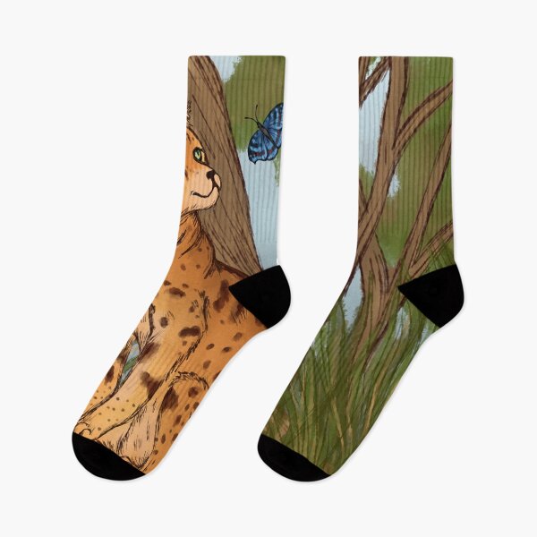 Item preview, The Serval and the Butterfly designed and sold by TheKohakuDragon.