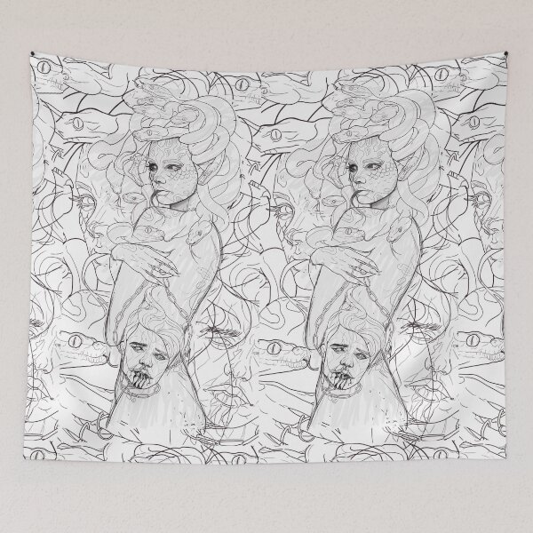 Item preview, Medusa Sketch designed and sold by Ether hocromic.