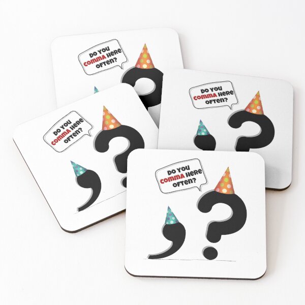Item preview, Do you comma here often? designed and sold by AngielskiSzept.