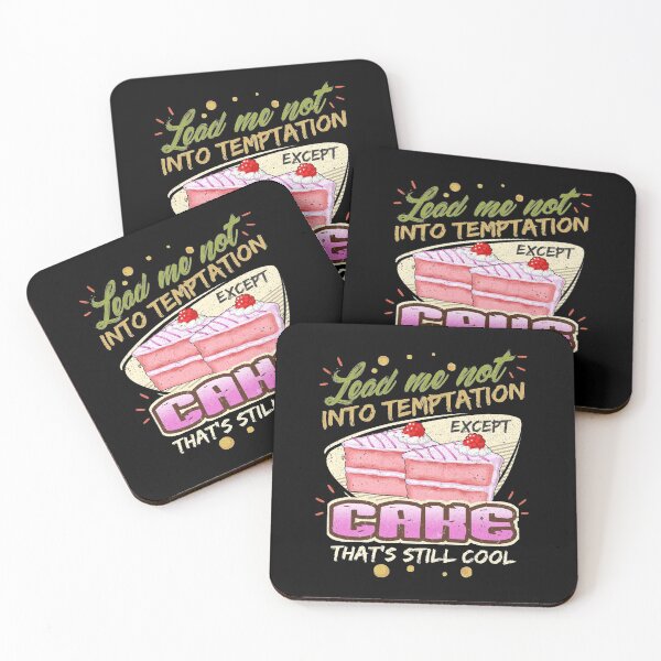 Item preview, Lead Me Not Into Temptation Except Cake That's Still Cool designed and sold by Orange Pieces.
