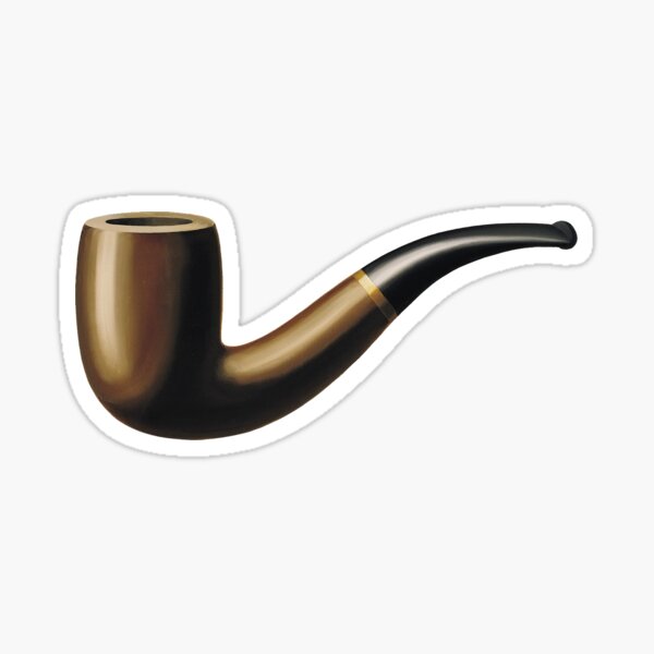 René Magritte - La trahison des images Sticker