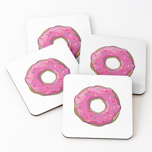 Item preview, Pink Sprinkled Donut Doughnut designed and sold by JustLivinLife.
