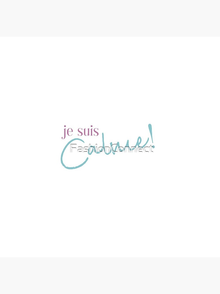 "Je suis calme" Pin for Sale by FashionConnect | Redbubble