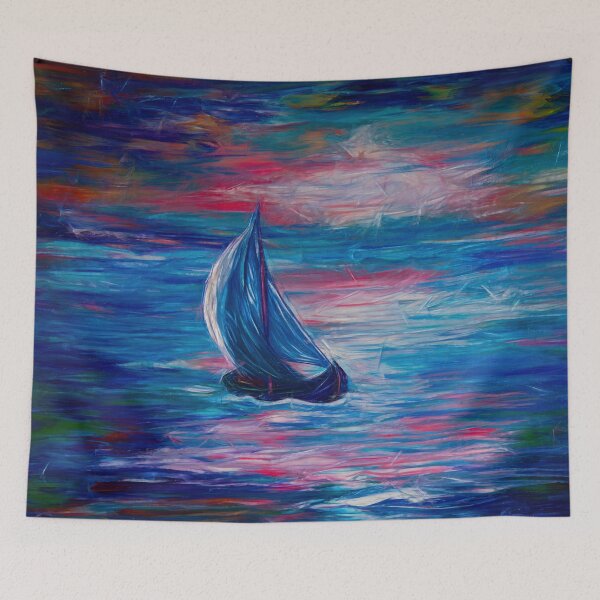Item preview, Sailing Boat Sunrise  designed and sold by Rocky Mountain Artistry.