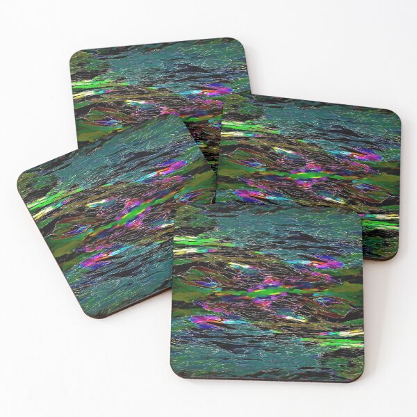 Item preview, Tranquil Waters Evening Pond Abstract designed and sold by Rocky Mountain Artistry.