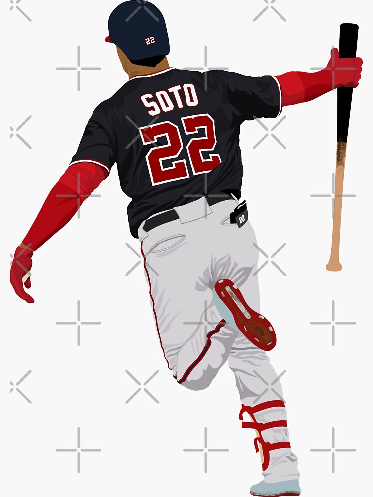 Juan Soto World Series Bat Drop by devinobrien
