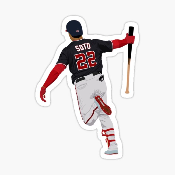 Juan Soto World Series Bat Drop Sticker