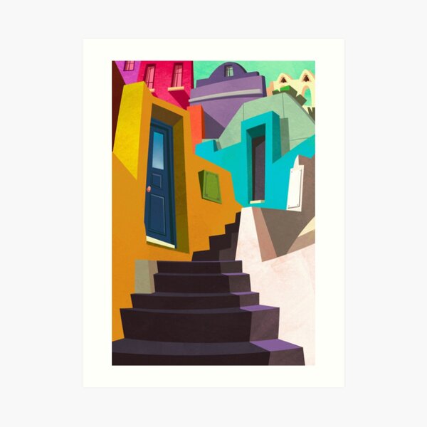 Santorini Art Print