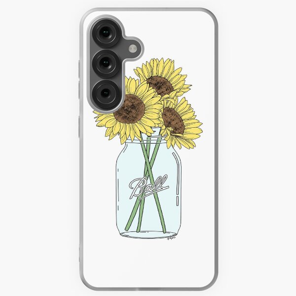 Item preview, Tournesols dans un pot Mason designed and sold by jamiemaher15.