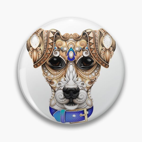 Item preview, Ornate Decorative Dog, Human Best Friend Face designed and sold by lissantee.