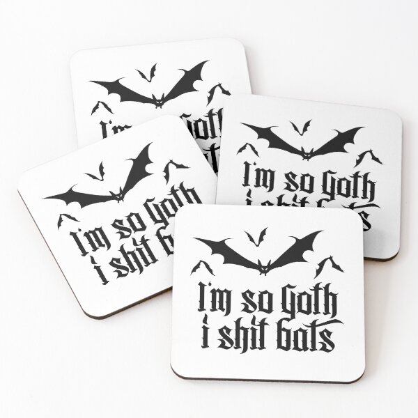 Item preview, I'm so Goth I shit Bats No.2.2 (black) designed and sold by Mystic-Land.