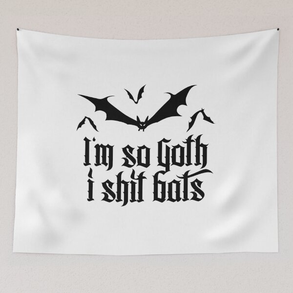 Item preview, I'm so Goth I shit Bats No.2.2 (black) designed and sold by Mystic-Land.