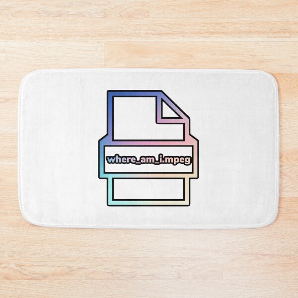 Item preview, Where Am I - Simple Abstract Design (Gradient) designed and sold by betterchemicals.