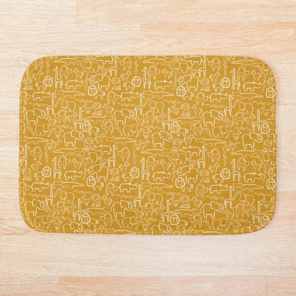 Item preview, mustard jungle designed and sold by freeinthelines.