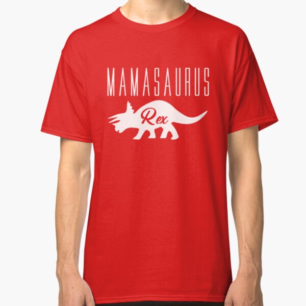 Marent Codde Mamasaurus Riding Babysaurus Funny Mama Saurus Long Sleeve T-Shirt