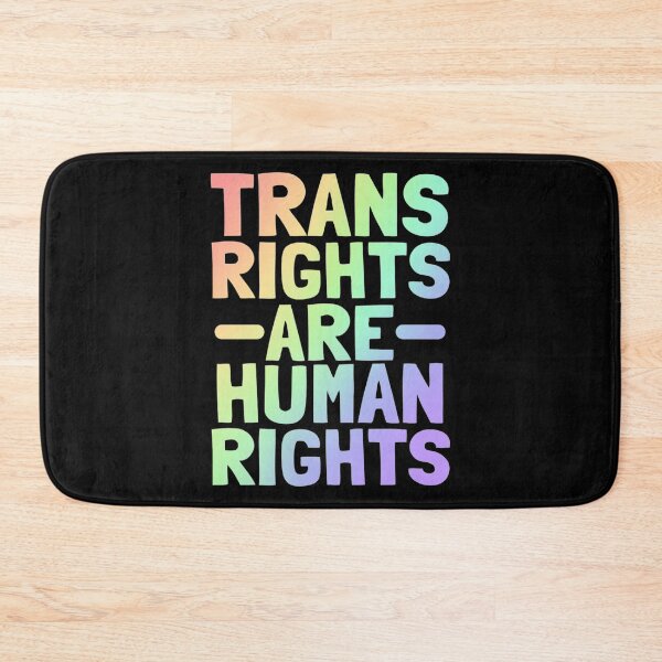 Item preview, Trans Rights are Human Rights Rainbow Flag Colors designed and sold by EstelleStar.