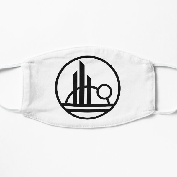 Black Spire Outpost (Black) Flat Mask