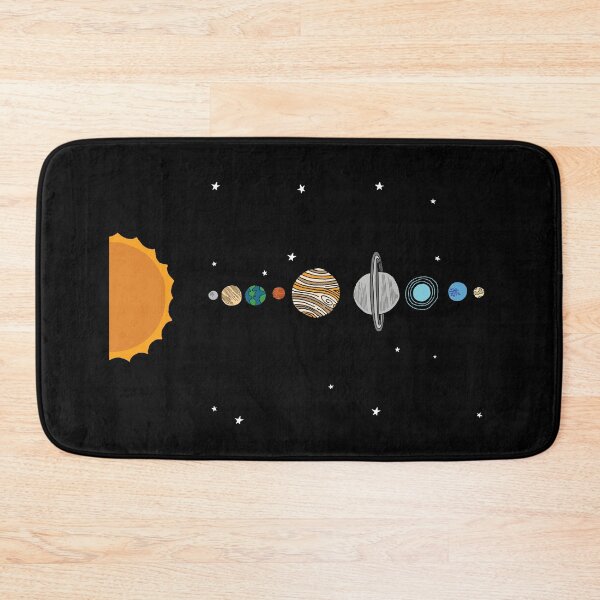 Item preview, Illustrated Solar System with Planets designed and sold by vladocar.