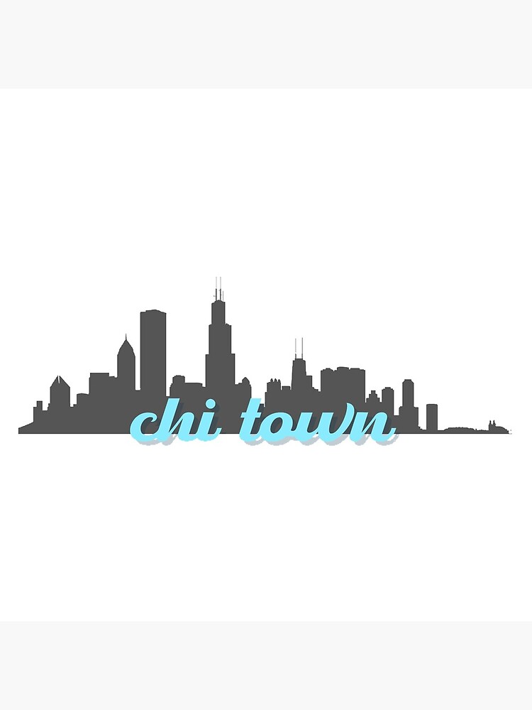 "Chicago chi town skyline" Photographic Print by tessadin Redbubble