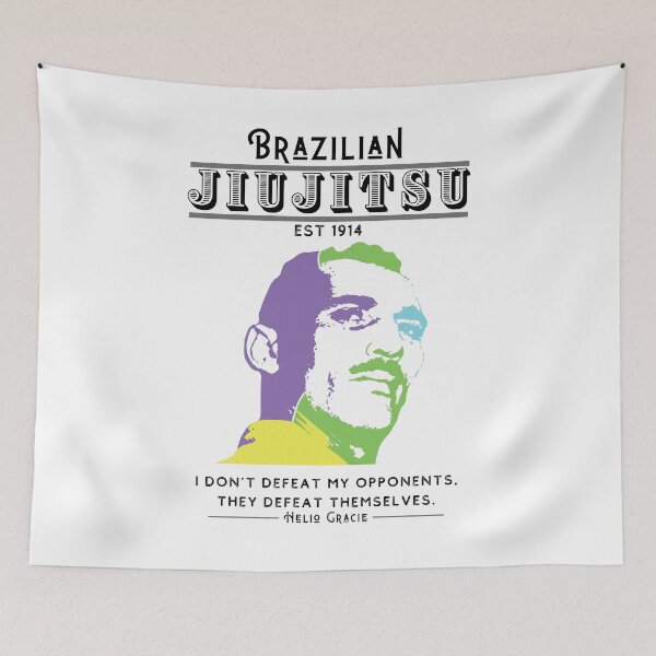 Item preview, Brazilian JiuJitsu Poster, Helio Gracie Quote designed and sold by Polishthestone.