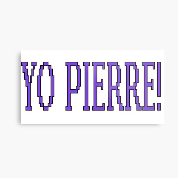 Pierre Bourne "Yo Pierre!" Playboi carti Young Nudy Metal Print