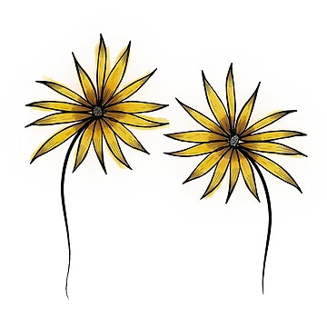 Artwork thumbnail, Sunflowers by Rae-Rabbs