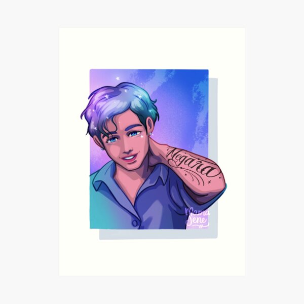Human Herc the Galaxy Bear Art Print