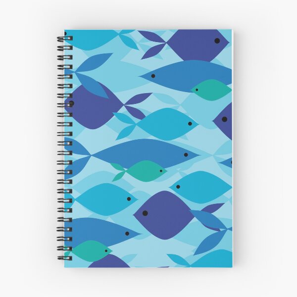 Item preview, Blue Fish Pattern designed and sold by AnastasiaDesign.